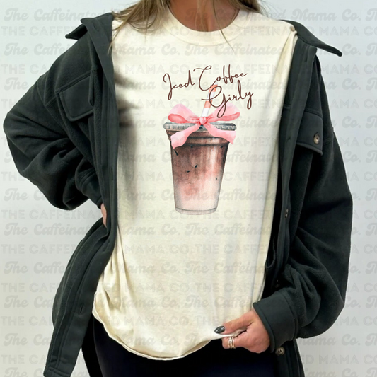 Iced Coffee Girly Coquette Shirt