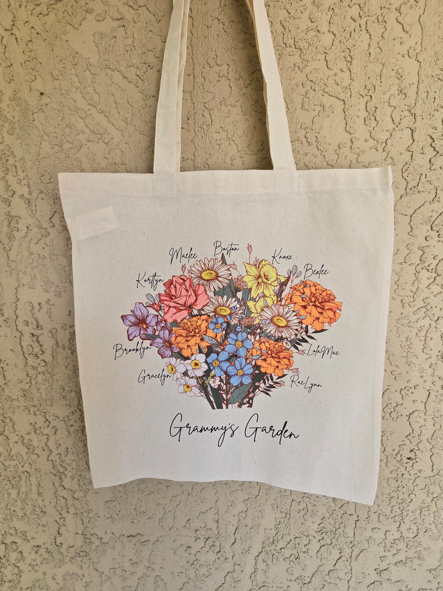 Birth Month Flowers Tote or Garden Flag