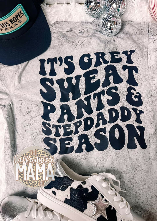 Grey Sweat Pants Season Shirt