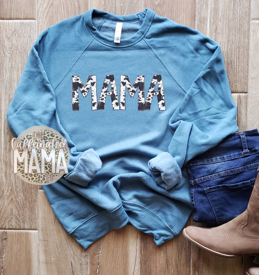 Cow print Mama Sweatshirt