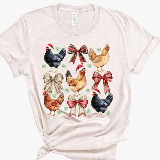 Christmas Chickens Shirt