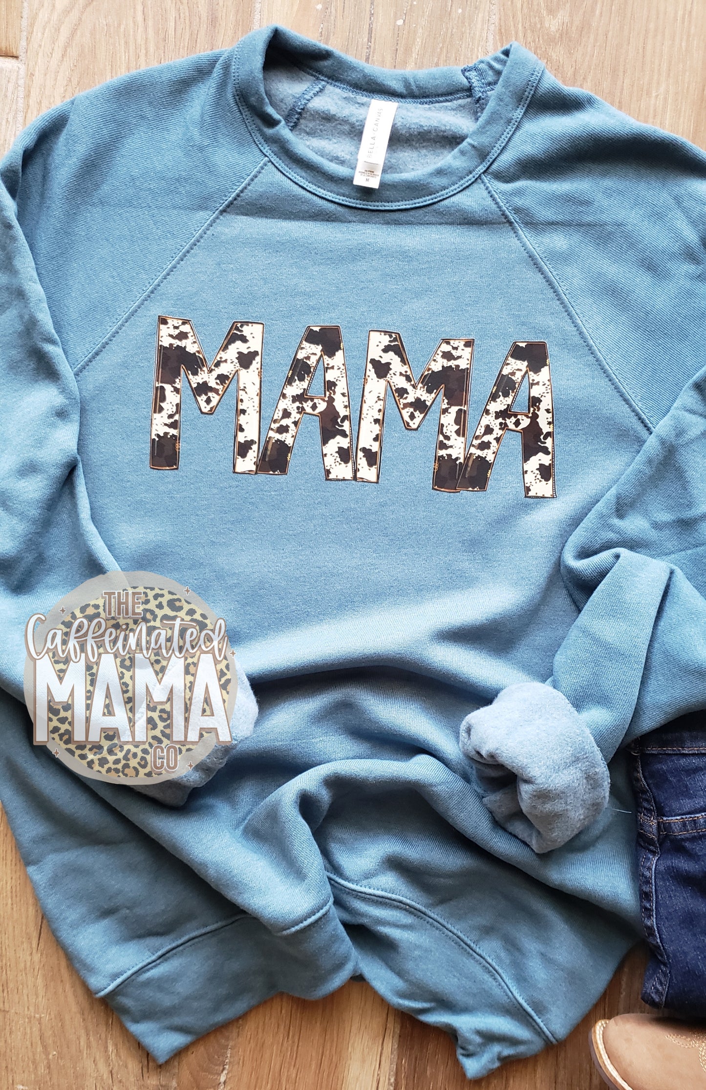 Cow print Mama Sweatshirt