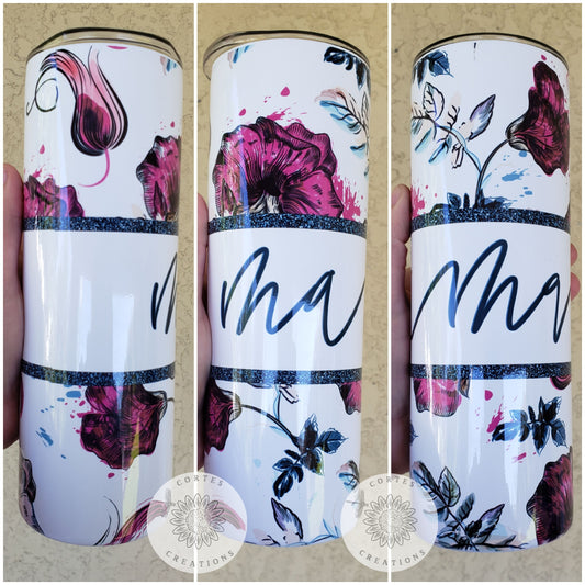 Floral Mama 20oz Tumbler