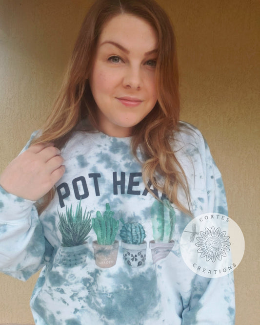 Pot Head Dyed Sweatshirt