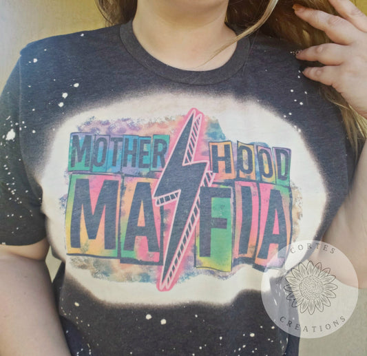 Motherhood Mafia Bleached Shirt