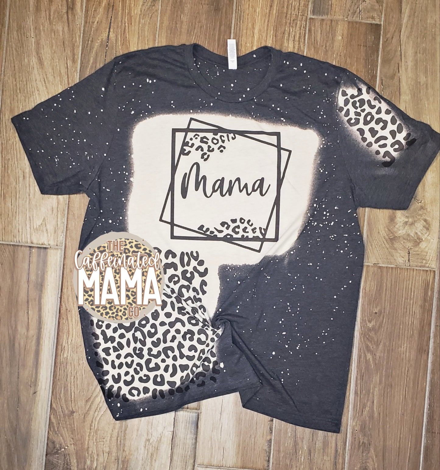 Mama Leopard Bleached Shirt