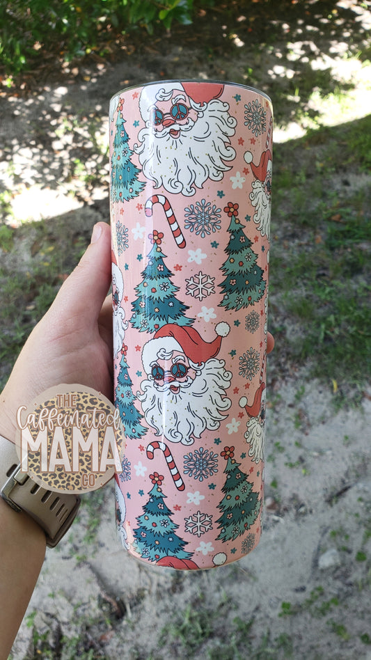 Groovy Santa 20 ounce Tumbler